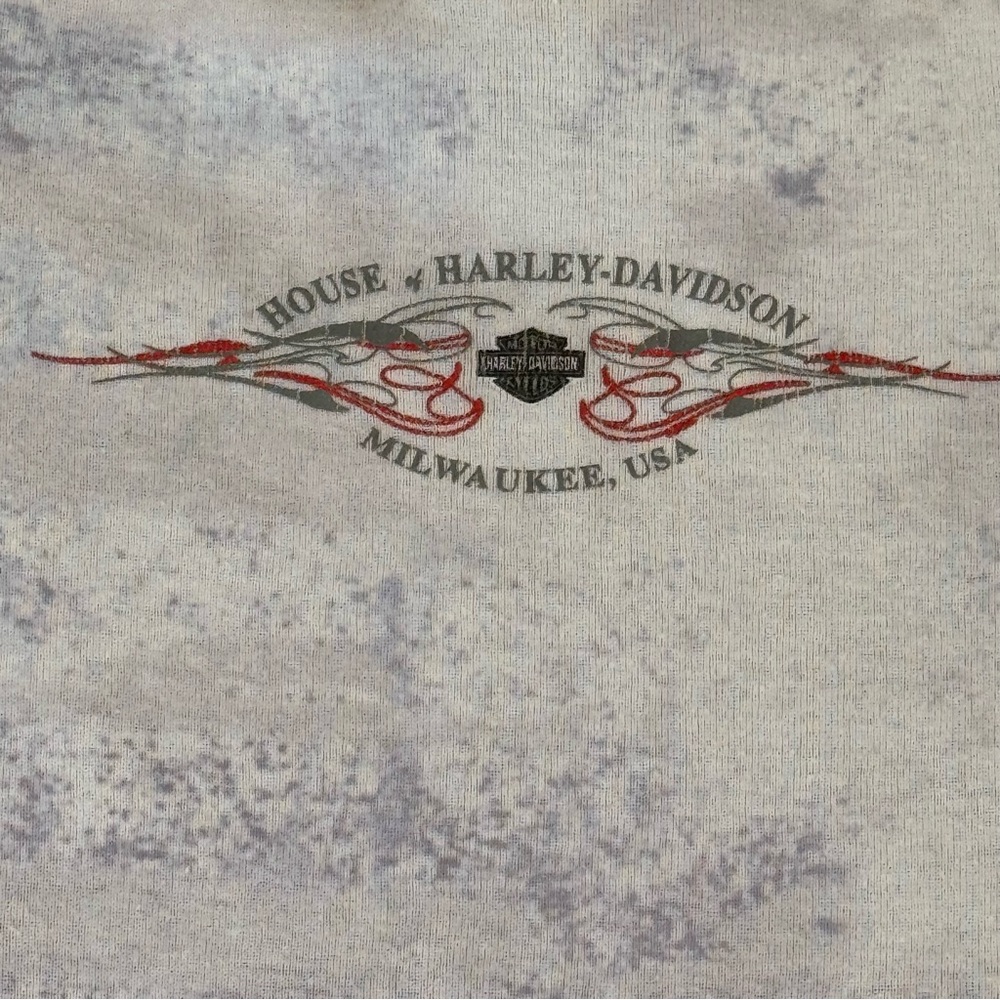 Harley-Davidson House of Harley Davidson Milwaukee USA Sleeveless Top WOMENS XL - Picture 5 of 11